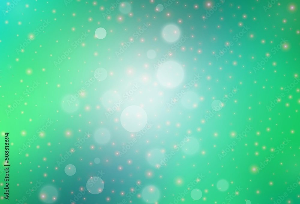 Light Green vector background in Xmas style.