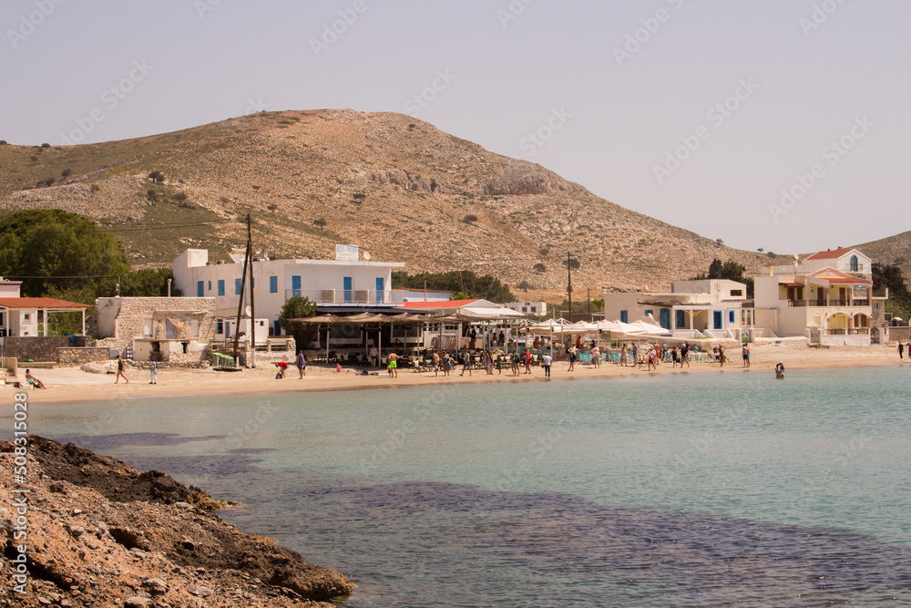 Pserimos is small Greek Island in Aegean Sea.
