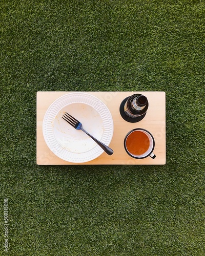 meal on the grass