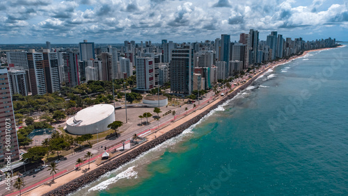 Canvastavla Recife Praia Boa Viagem Orla Litoral Pernambuco Parque Dona Lindu Prédios Gentri