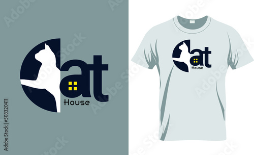 Cat House T Shirt Design (ID: 508320411)