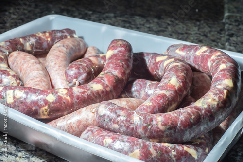 Cuiabana sausages, Brazilian sausages from the city of cuiaba
