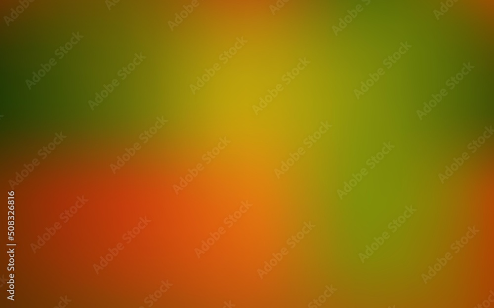 Dark orange vector gradient blur pattern.