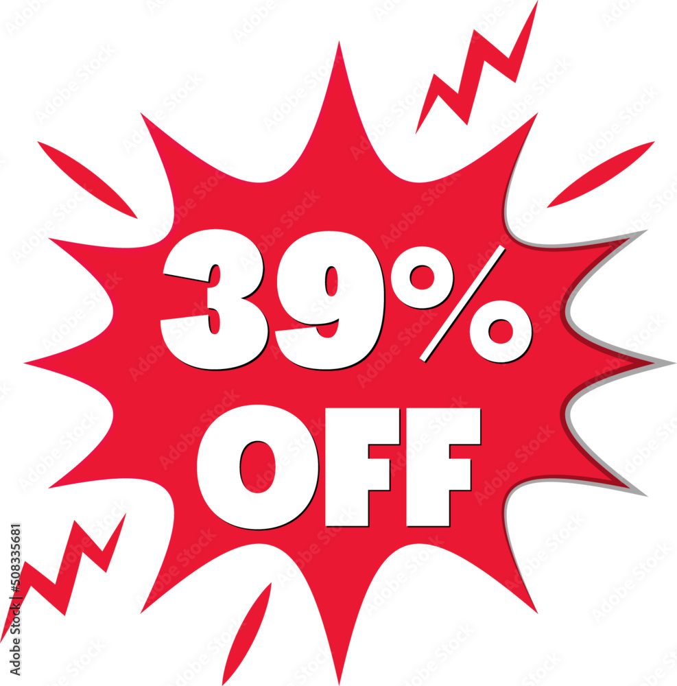 39% off with discount explosion red design 39% off with discount explosion red design