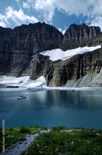 Grinnell Glacier in Glacier National Park, Montana
