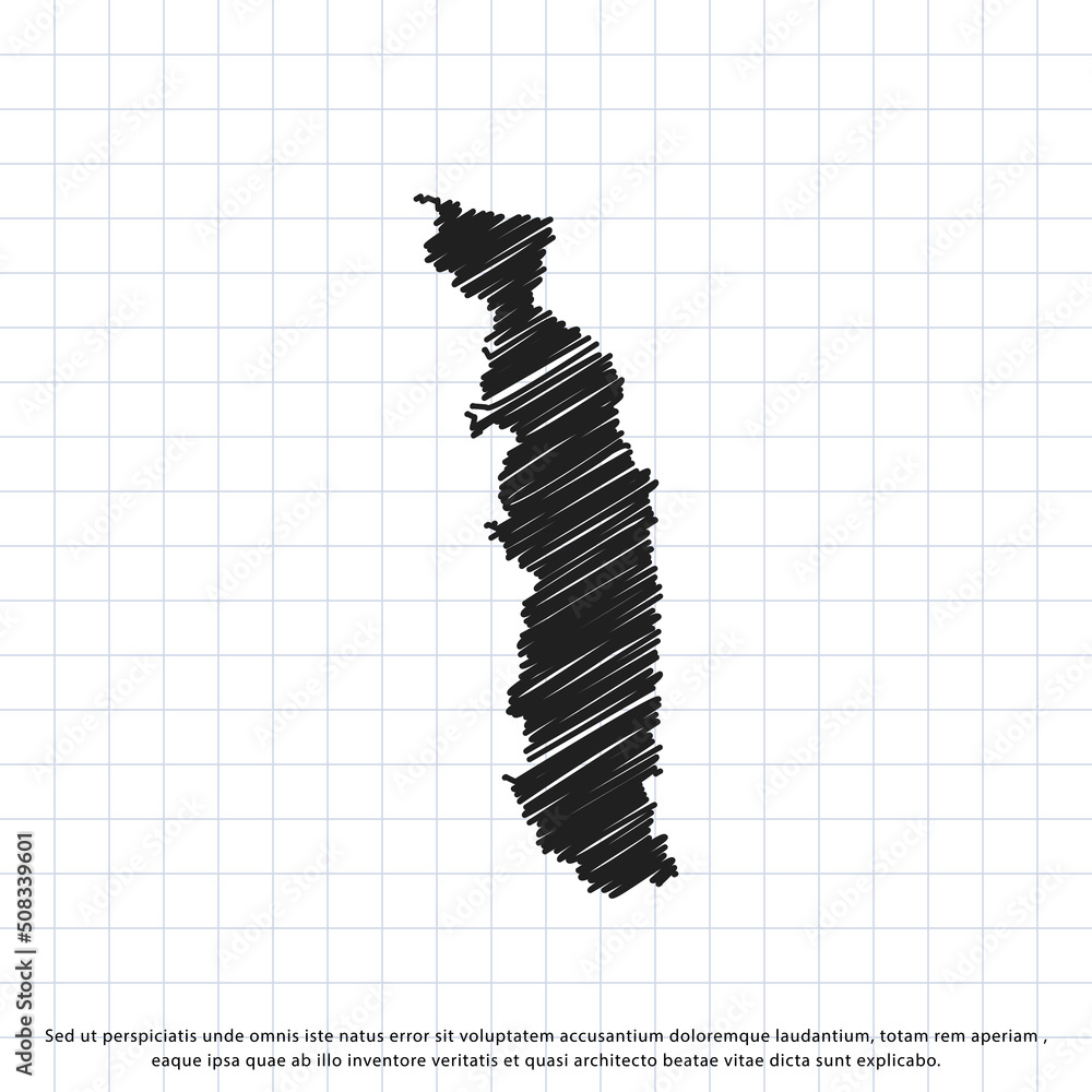 Map Of Togo Freehand Drawing On A Sheet Of Exercise Book Vector map-of-togo-freehand-drawing-on-a-sheet-of-exercise-book-vector