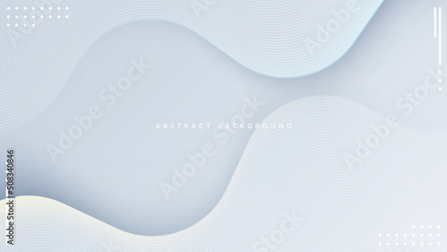 White dimensional abstract background with stripes color light