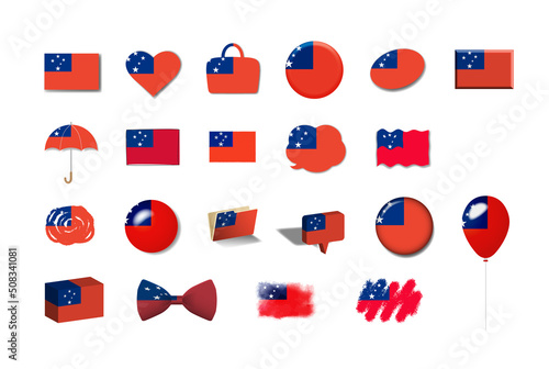 Free Download サモア　国旗イラスト21種 - GFXLoad