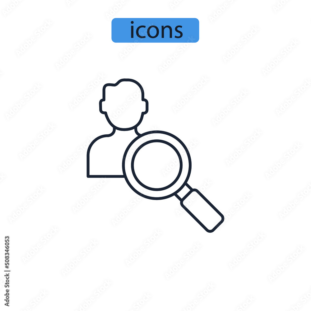 research icons symbol vector elements for infographic web research icons symbol vector elements for infographic web