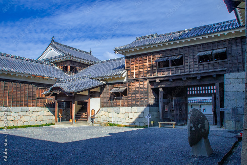 Naklejka premium 松山城