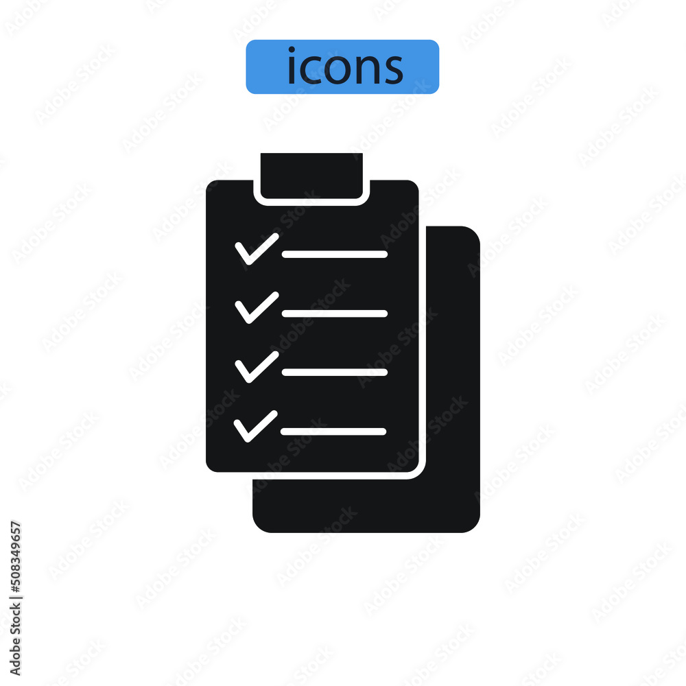 Project planning icons symbol vector elements for infographic web Project planning icons symbol vector elements for infographic web