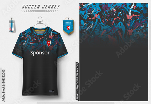 Soccer jersey design for sublimation, sport t shirt design