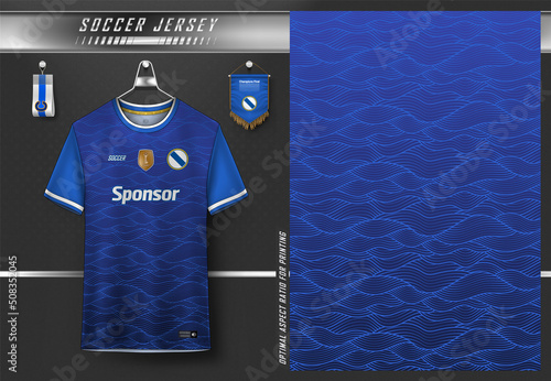 Soccer jersey design for sublimation, sport t shirt design