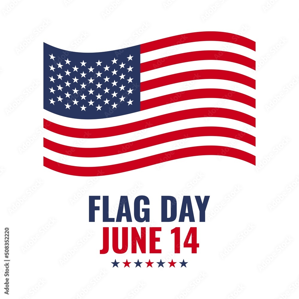 American Flag Vector Icon. Flag Day Design Concept, suitable for social media post templates, posters, greeting cards, banners, backgrounds, brochures. Vector Illustration American Flag Vector Icon. Flag Day Design Concept, suitable for social media post templates, posters, greeting cards, banners, backgrounds, brochures. Vector Illustration