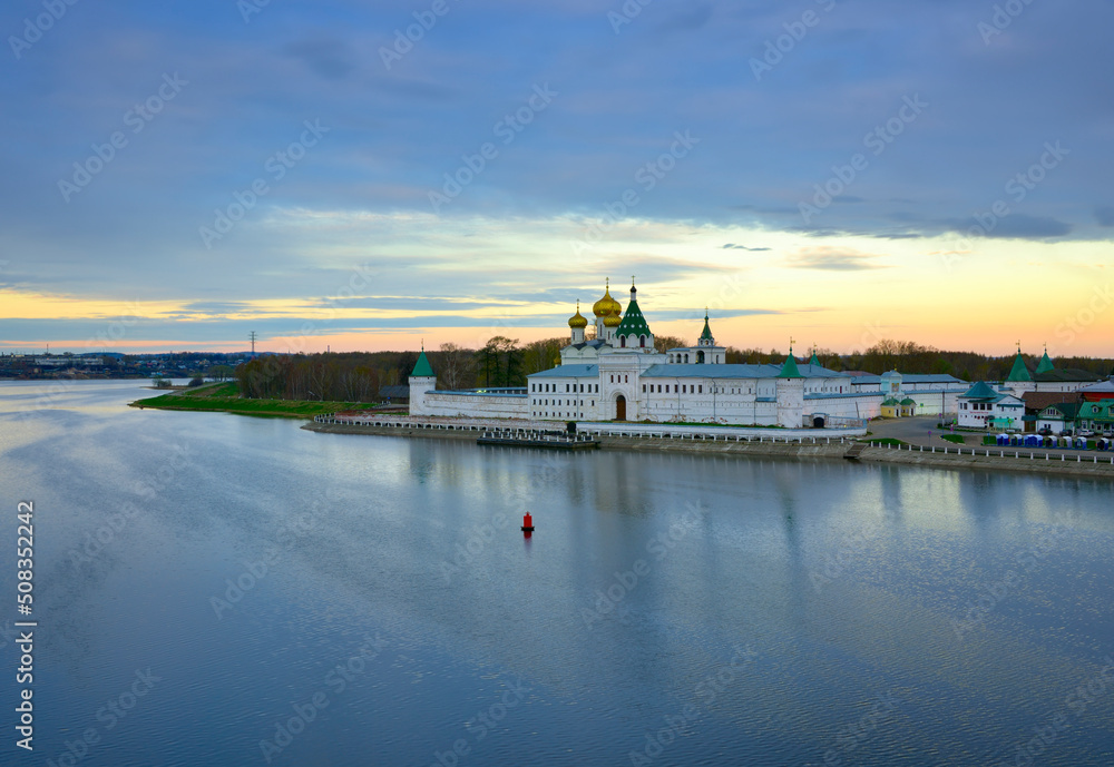 Ipatievsky Orthodox Monastery on the river bank