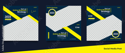 Creative business social media facebook cover banner template