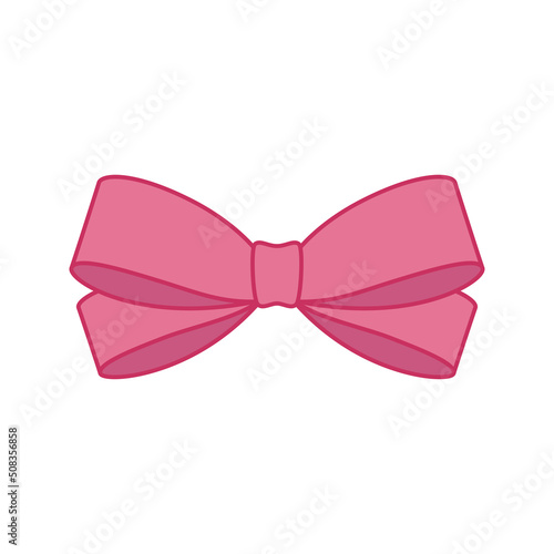 Ribbon isolated on white background. Vector illustration