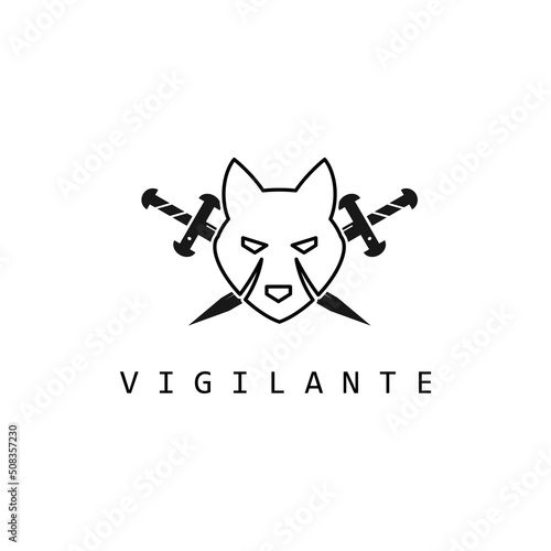 Wolf Sword Logo inspiration design