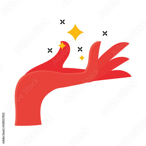 hand with magic