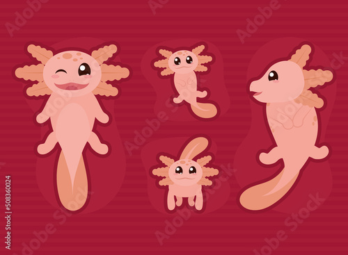 axolotls icon collection