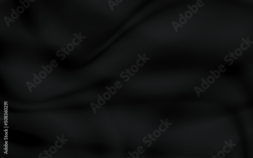 Black silk fabric texture background