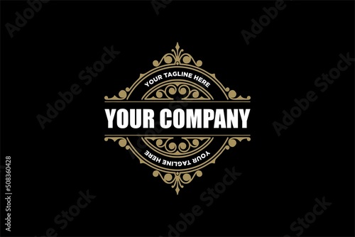 CIRCLE LOGO VINTAGE CONCEPT OLD STYLE