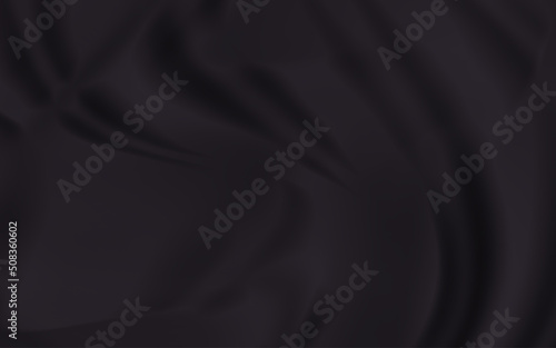 black surface with reflections. smooth minimal light waves background. blurry silk waves. minimal soft grayscale ripples flow.