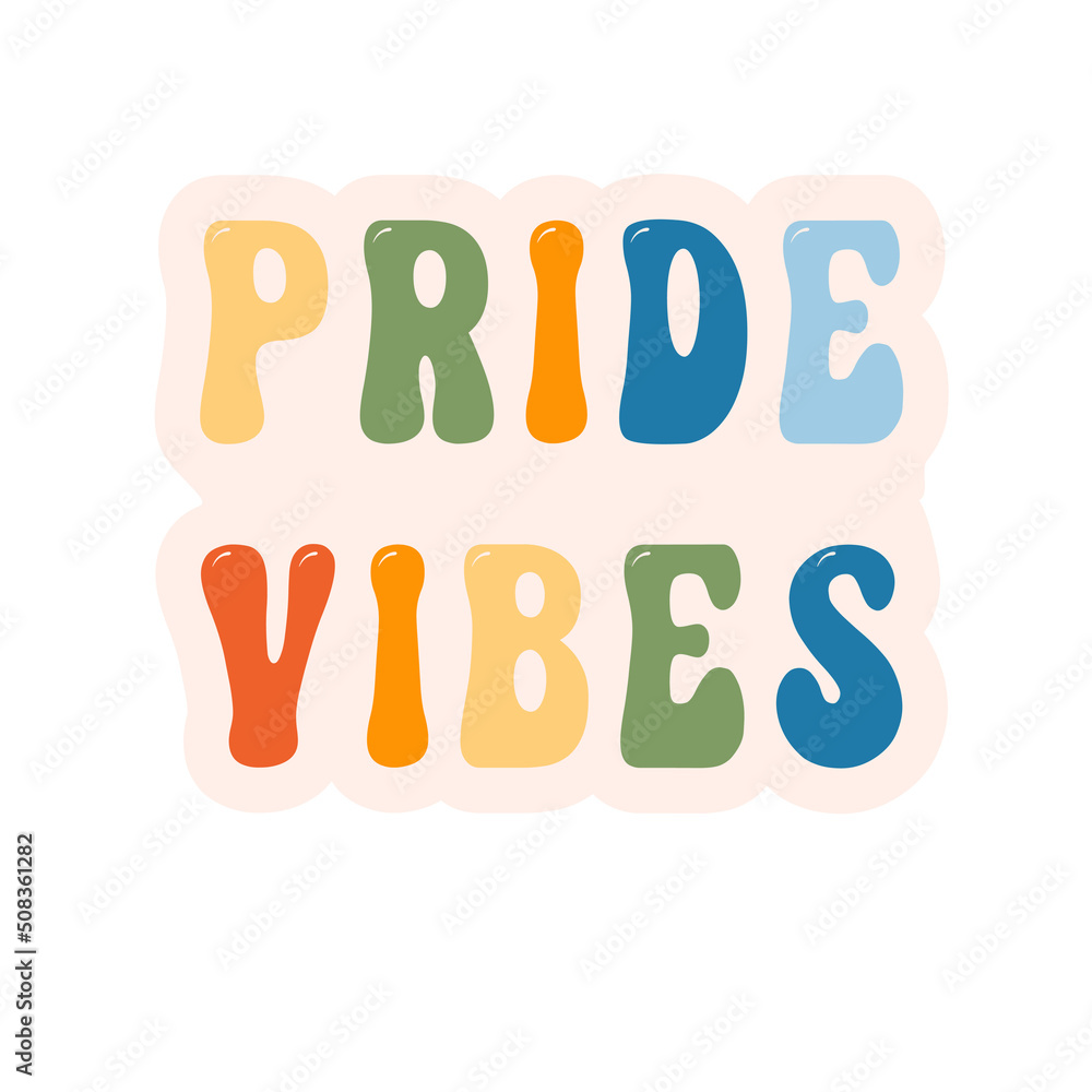 Vector collection of LGBTQ community symbols retro pride vibes with rainbow Pride month hand drawn concept Vector illustration Vector collection of LGBTQ community symbols retro pride vibes with rainbow Pride month hand drawn concept Vector illustration