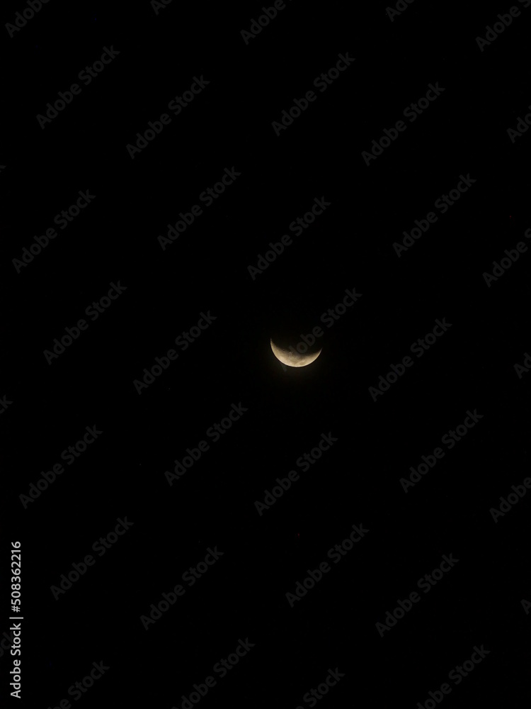 moon in the night sky