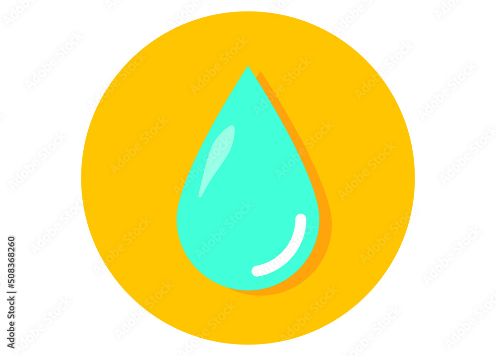 Water drop icon. Water symbol on a light background. Pure water. Water drop icon. Water symbol on a light background. Pure water.