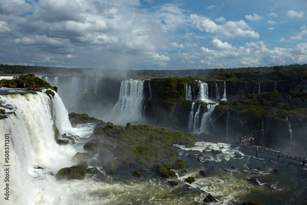 Brazil side of Iguazu Falls, Brazil - Argentina border, South America
