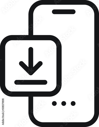 Mobile install software icon 