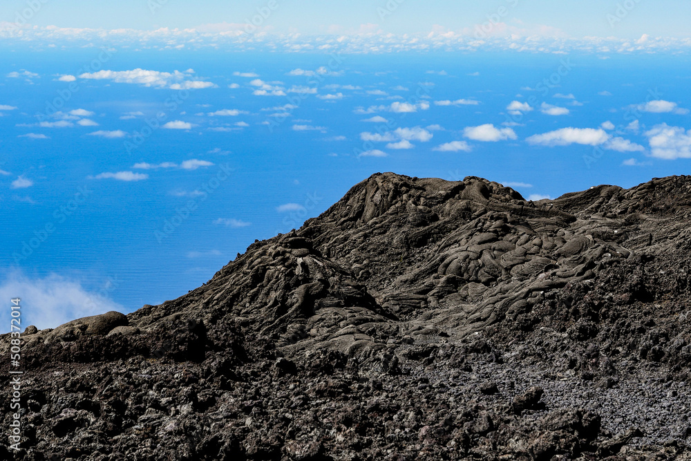 Piton de la Fournaise volcano, Reunion island, indian ocean, France. High quality photo Piton de la Fournaise volcano, Reunion island, indian ocean, France. High quality photo