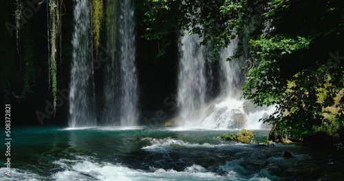 Wallpaper Mural waterfall in the forest Torontodigital.ca