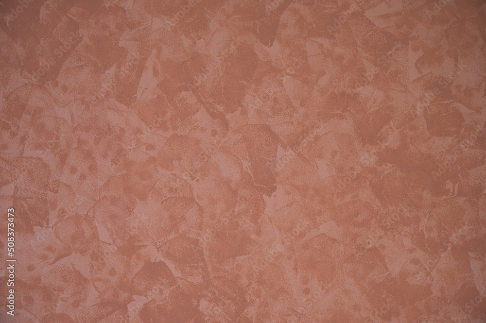 Fototapeta premium Walls and backgrounds Cement brightly colored, old orange walls. Old rough orange plaster wall.