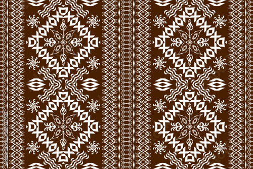 Beautiful embroidery.geometric ethnic oriental pattern traditional.Aztec style,abstract,vector,illustration.design for texture,fabric,clothing,wrapping,fashion,carpet,print.