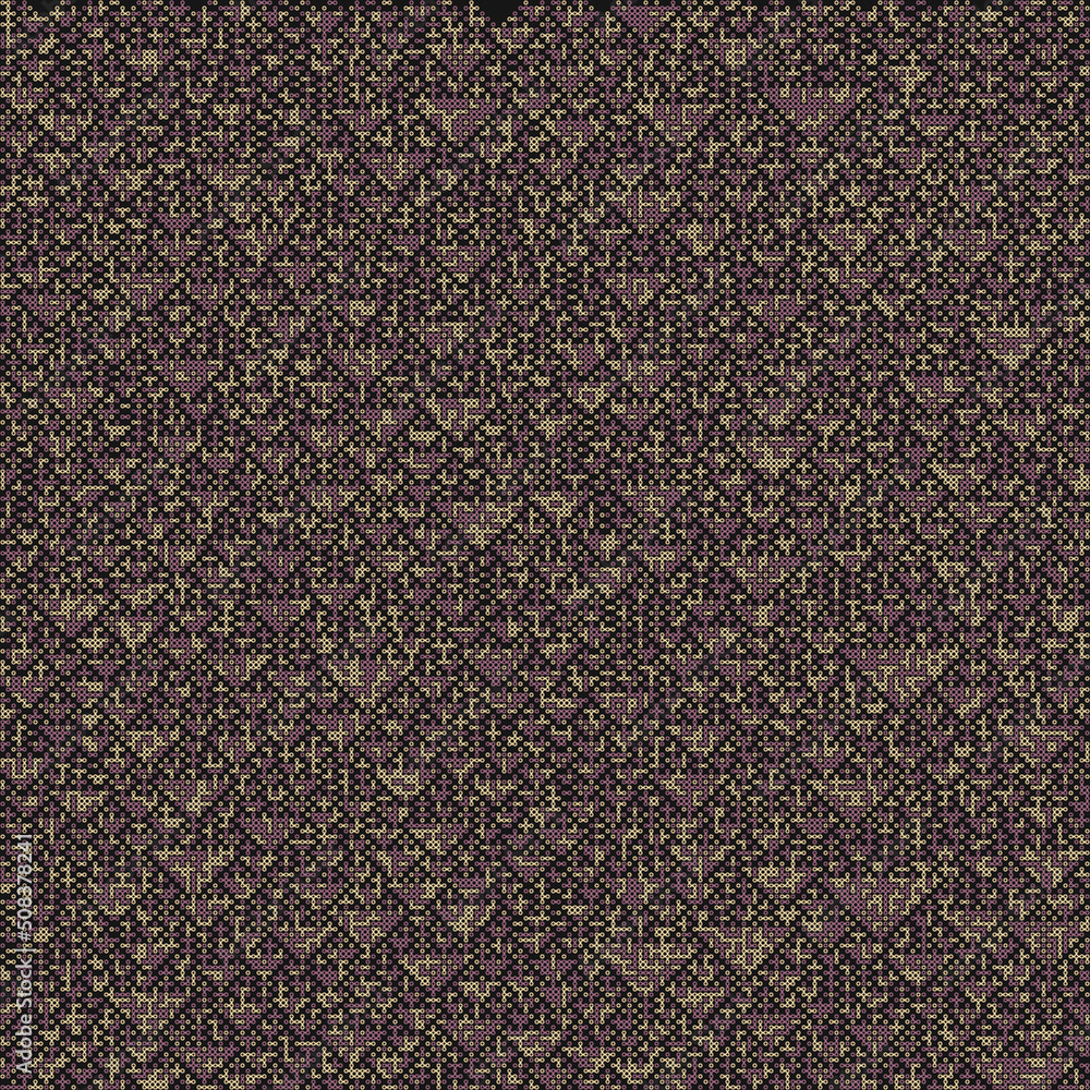 Fototapeta premium Rule 182 Neighbors 3 Elementary cellular automaton random seed sample implementation illustration