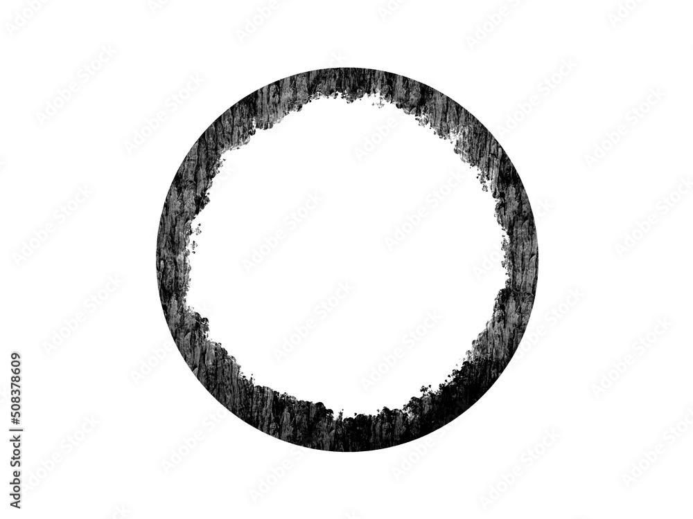 Abstract frame with circle background Abstract frame with circle background