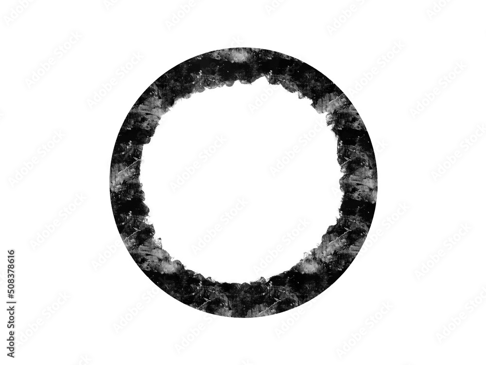 Abstract frame with circle background Abstract frame with circle background