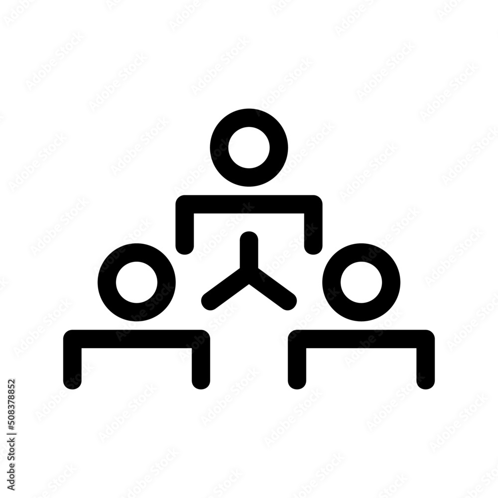 boss direct employees icon or logo isolated sign symbol vector illustration - high quality black style vector icons
