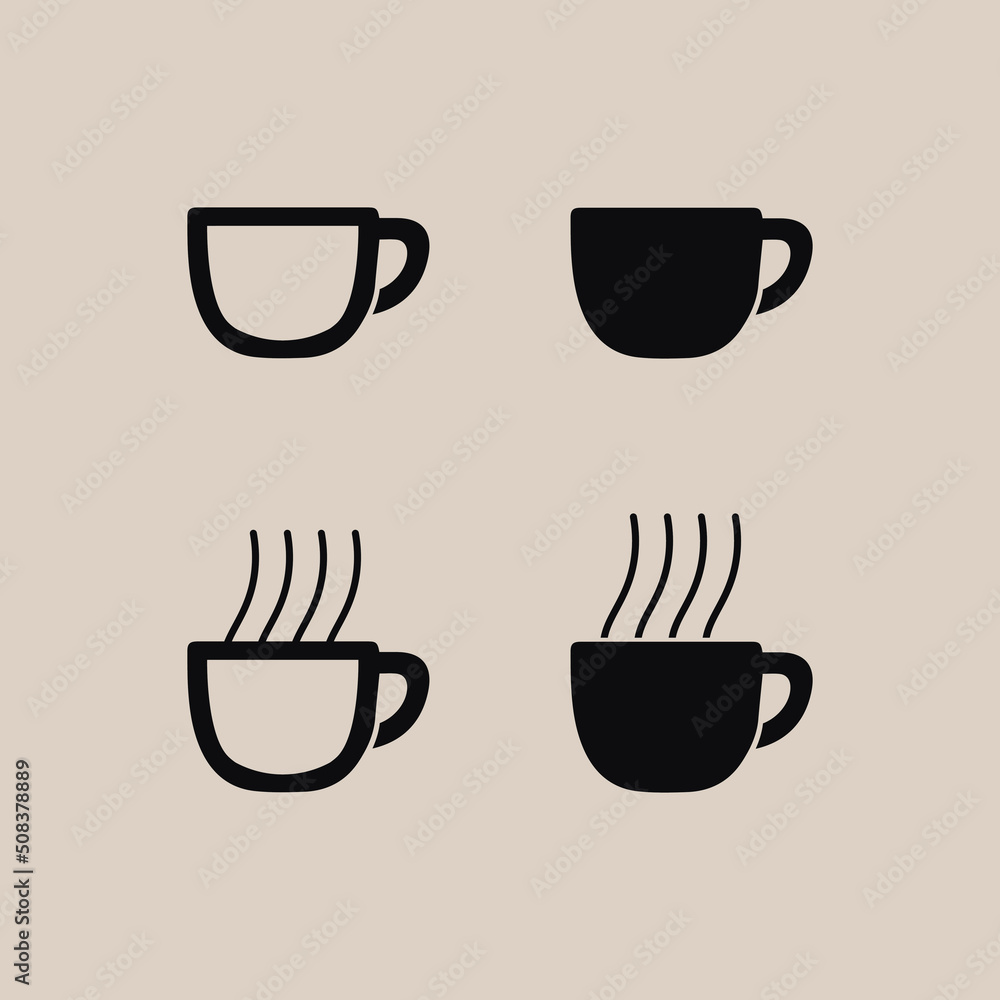 Coffee  cup Logo Template icon design
