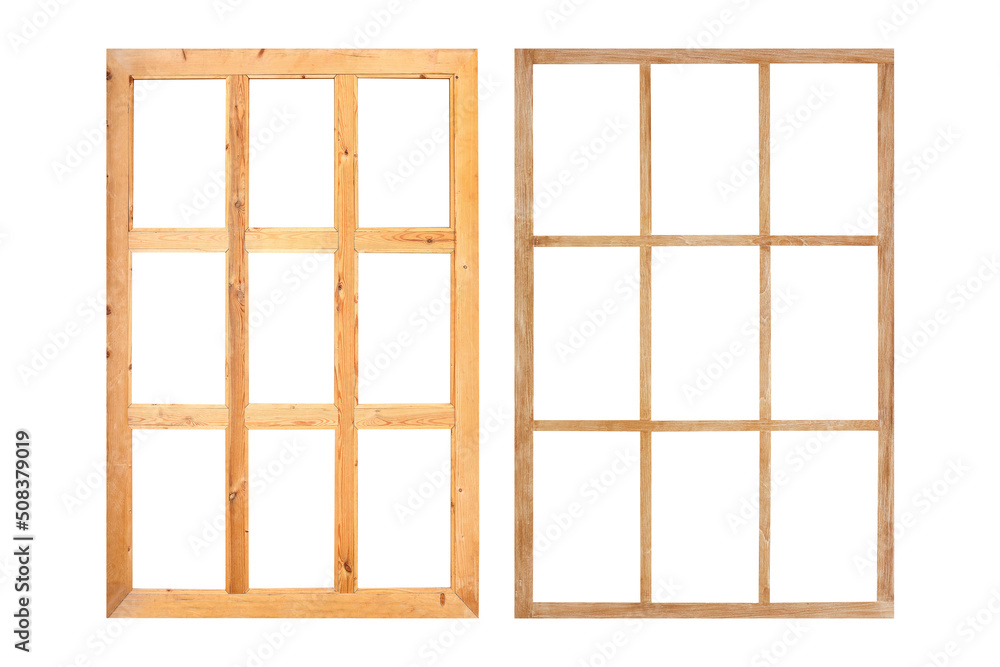 wood slide door isolated on white background with clipping path wood slide door isolated on white background with clipping path