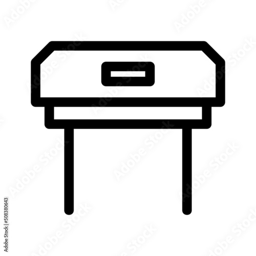 desk icon or logo isolated sign symbol vector illustration - high quality black style vector icons

