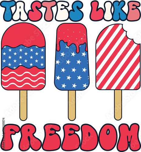 4th of July sublimation design,