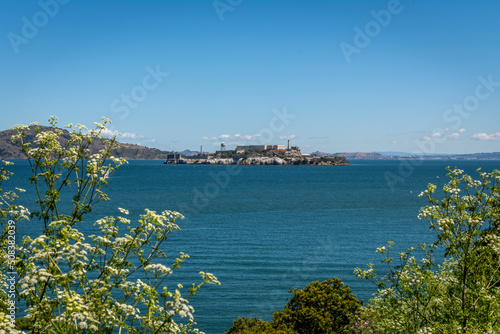 Alcatraz Island - an island in the San Francisco Bay.