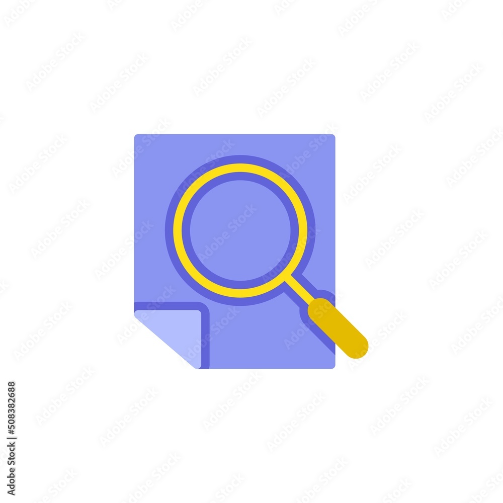 File search flat icon