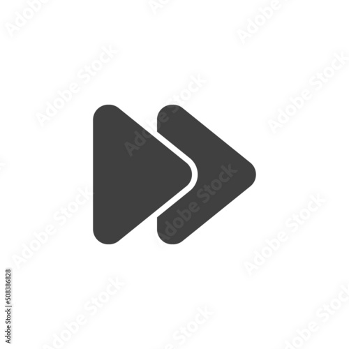 Double arrow vector icon