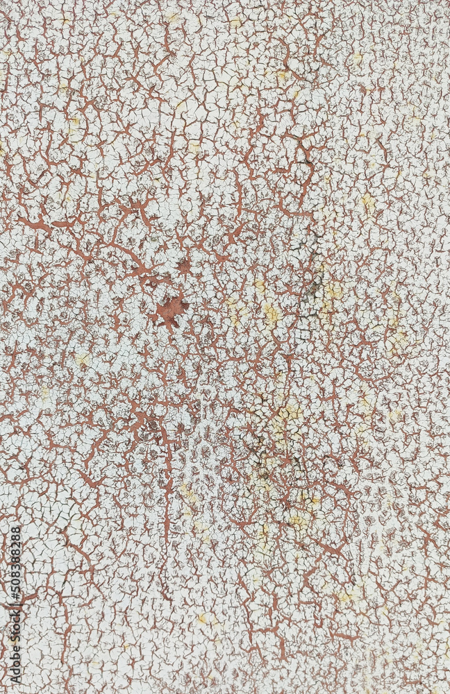Old cracked paint on the surface outdoors Old cracked paint on the surface outdoors