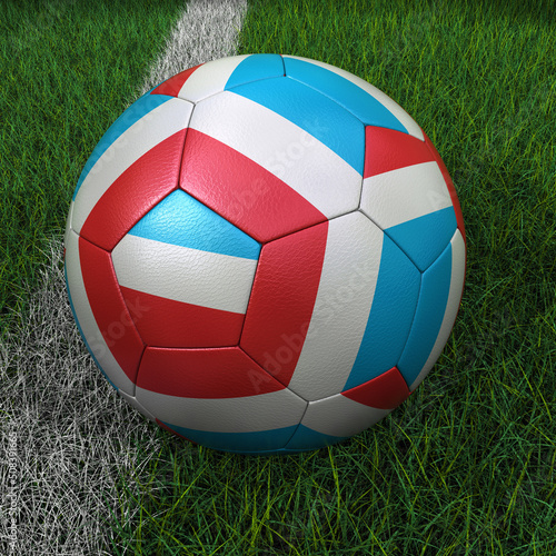 Soccer Ball with Dutch Flag