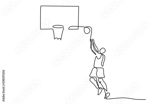One continuous single line ...